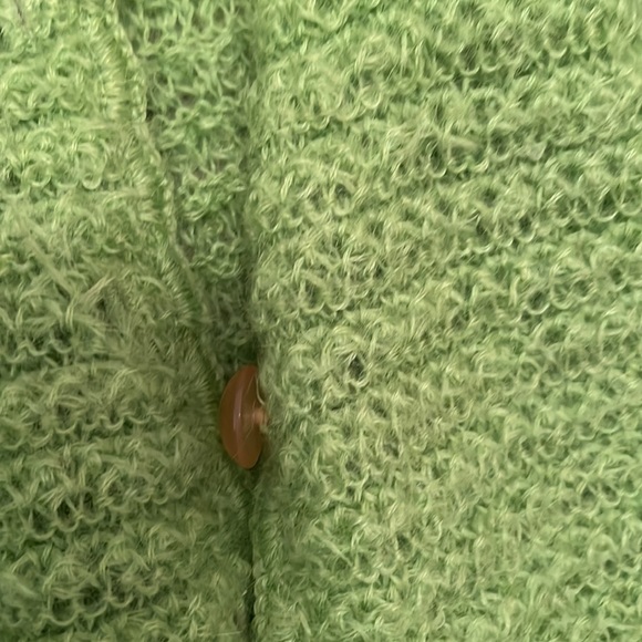 Mohair wool blend green sweater - Picture 3 of 6